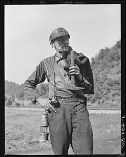 Image of coal miner