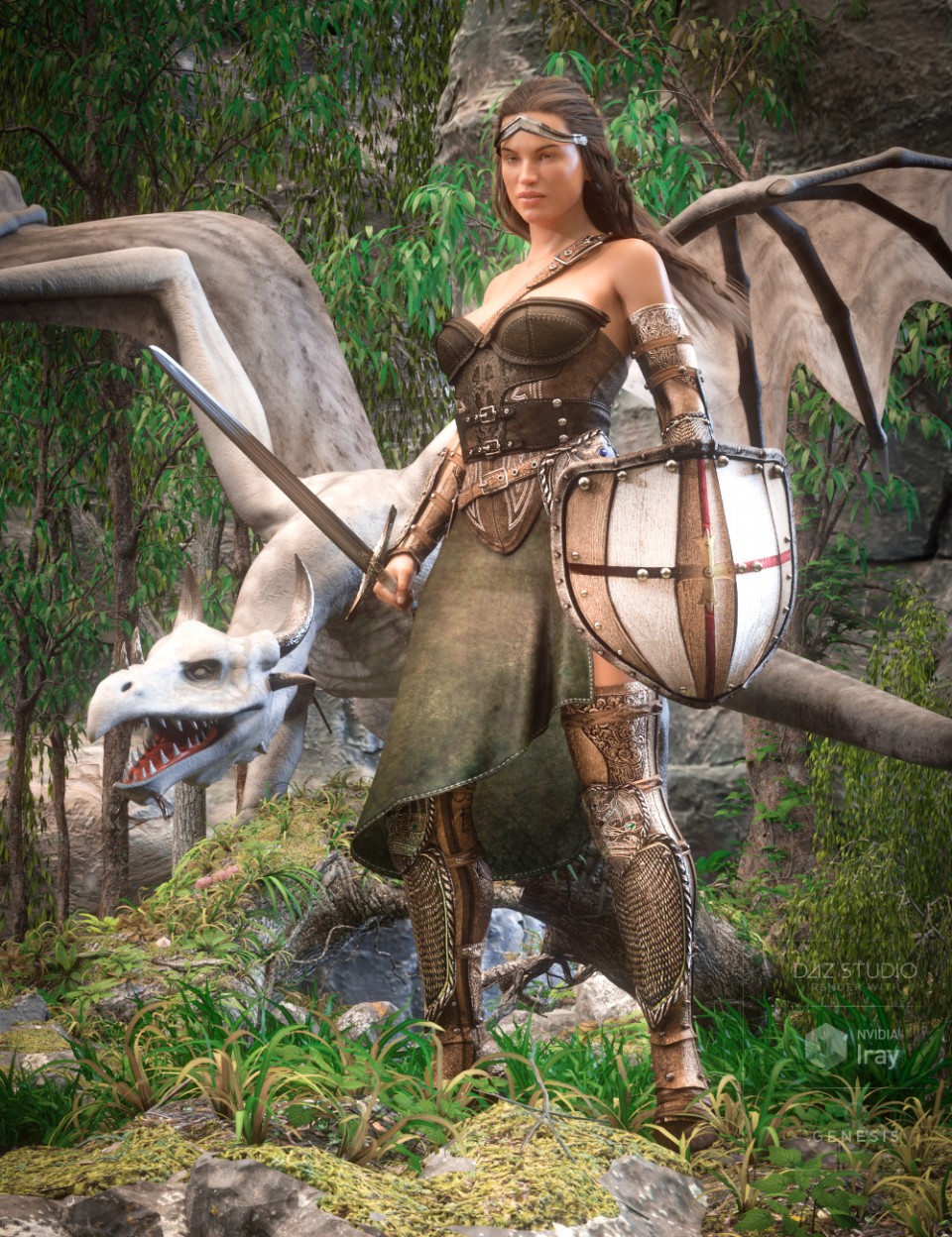 Dragon Guard Outfit for Genesis 8 Female(s)