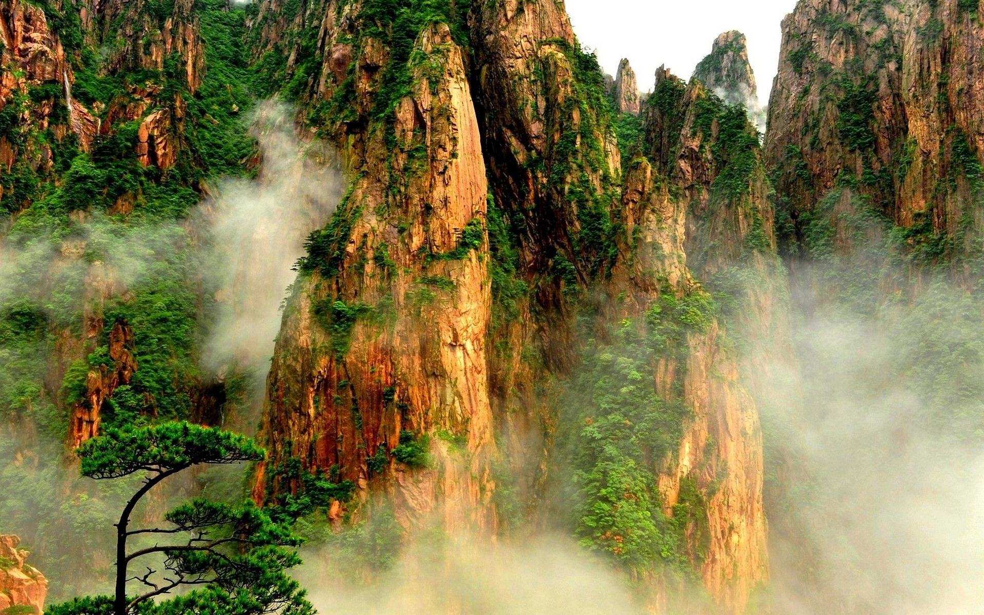 Китайская природа горы бесплатно