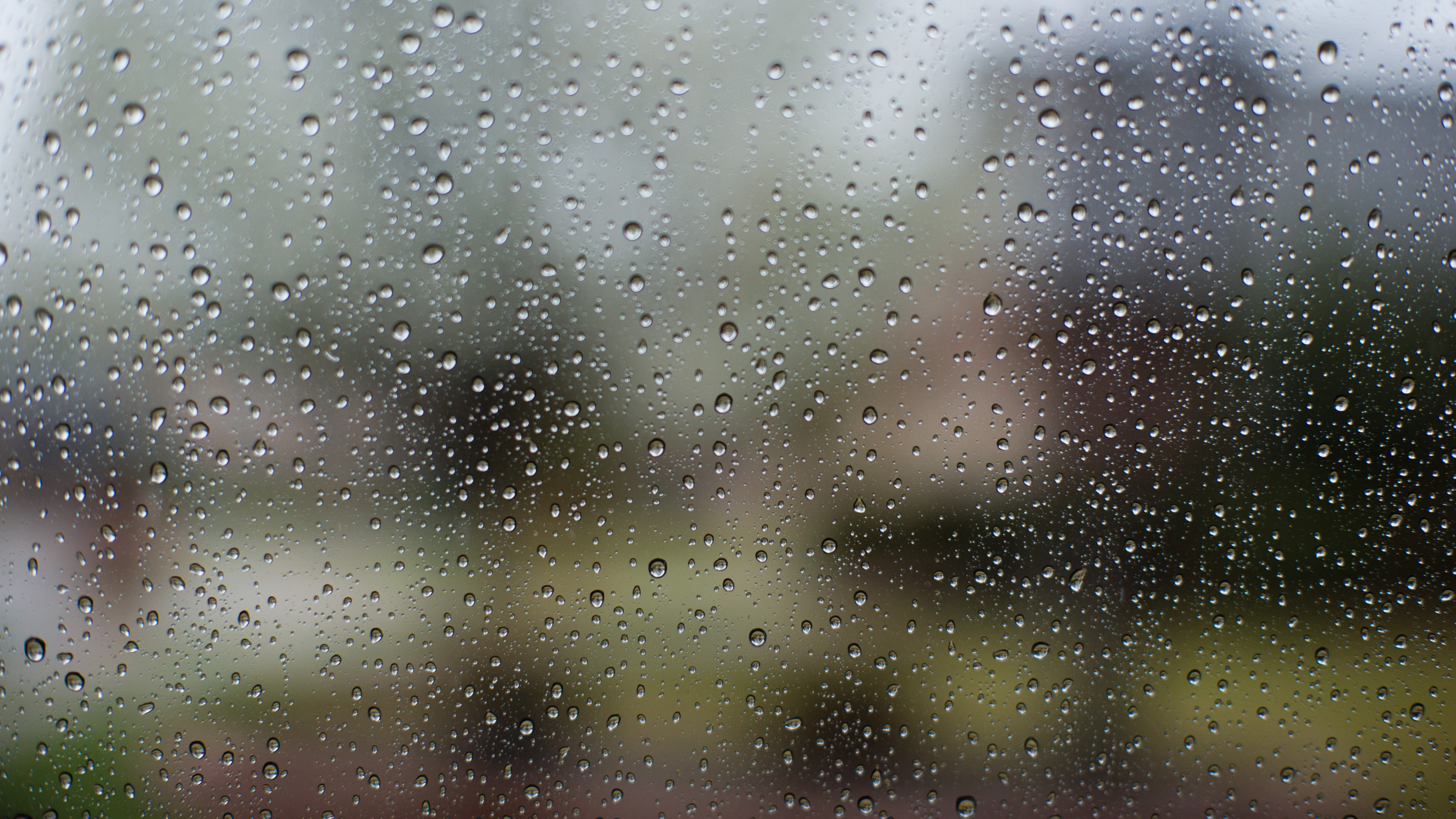 дождь, лето, окно, стекло, капли, вечер загрузить